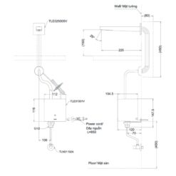 Vòi lavabo cảm ứng TOTO TLE25005V