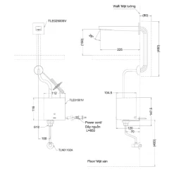 Vòi lavabo cảm ứng TOTO TLE25005V