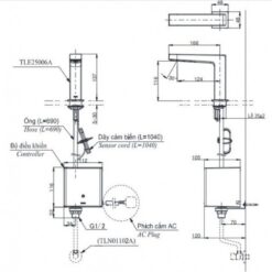 Vòi lavabo cảm ứng TOTO TLE25006A (TLE25006V)