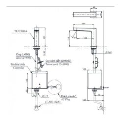 Vòi lavabo cảm ứng TOTO TLE25006V