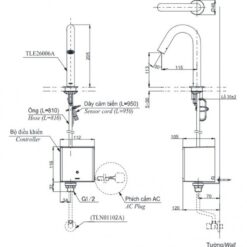 Vòi lavabo cảm ứng TOTO TLE26006A