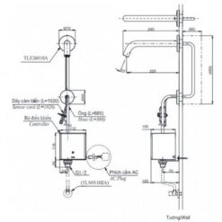 Vòi lavabo cảm ứng TOTO TLE26010A
