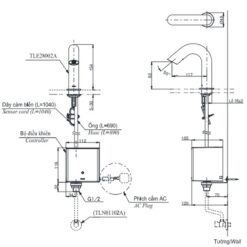 Vòi lavabo cảm ứng TOTO TLE28002A