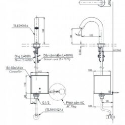 Vòi lavabo cảm ứng TOTO TLE29002A TLE01502A1 TLN01102A (nước lạnh - dùng điện)