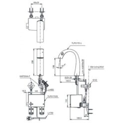Vòi lavabo cảm ứng TOTO TLP01701J Matsu