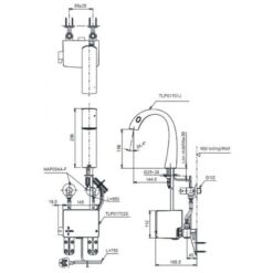 Vòi lavabo cảm ứng TOTO TLP01701J TLP01702S Matsu kèm bộ điều khiển