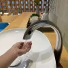Vòi lavabo cảm ứng TOTO TLP01701J#BN TLP01702S Matsu Nickel mờ kèm bộ điều khiển