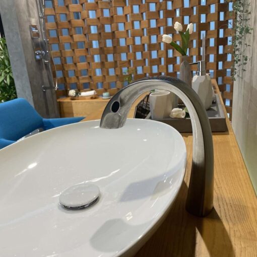 Vòi lavabo cảm ứng TOTO TLP01701J#BN TLP01702S Matsu Nickel mờ kèm bộ điều khiển