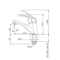 Vòi lavabo lạnh TOTO TX109LD