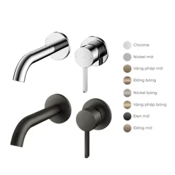 Vòi lavabo nóng lạnh gắn tường GF TOTO TLG11307BA (TLG11307B) 10 Vòi lavabo nóng lạnh gắn tường GF TOTO TLG11307BA (TLG11307B)