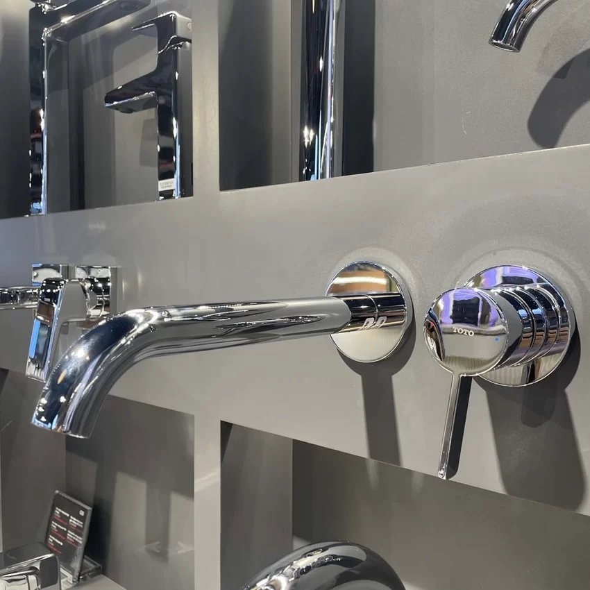 Vòi lavabo nóng lạnh gắn tường GF TOTO TLG11308BA (TLG11308B) 7 Vòi lavabo nóng lạnh gắn tường GF TOTO TLG11308BA (TLG11308B)