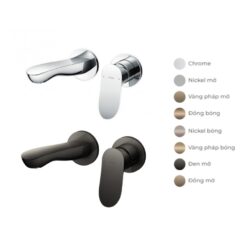 Vòi lavabo nóng lạnh gắn tường GO TOTO TLG01310BB