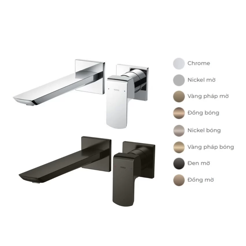 Vòi lavabo nóng lạnh gắn tường GR TOTO TLG02311BB (TLG02311B) 10 Vòi lavabo nóng lạnh gắn tường GR TOTO TLG02311BB (TLG02311B)