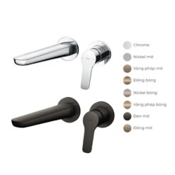 Vòi lavabo nóng lạnh gắn tường GS TOTO TLG03308BB (TLG03308B)