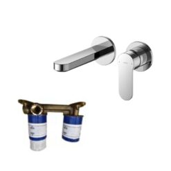 Vòi lavabo nóng lạnh gắn tường LH TOTO TLS06307A kèm van âm TLS01309B1