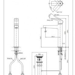 Vòi lavabo nóng lạnh GB TOTO TLG10303V