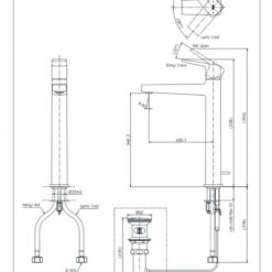 Vòi lavabo nóng lạnh GB TOTO TLG10305V