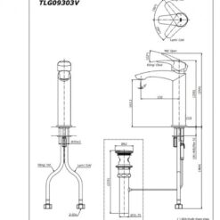 Vòi lavabo nóng lạnh GM TOTO TLG09303V