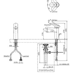 Vòi lavabo nóng lạnh GO TOTO TLG01301V