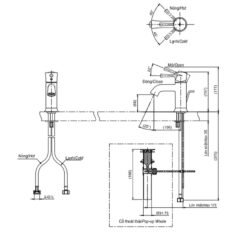 Vòi lavabo nóng lạnh LN TOTO TLS02301V