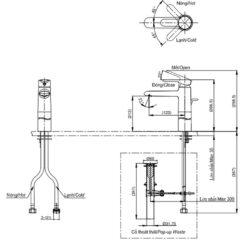 Vòi lavabo nóng lạnh New Standard TOTO TVLM112NS