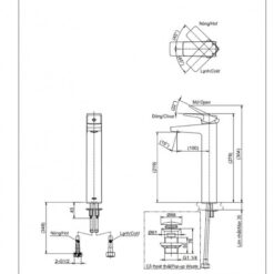 Vòi lavabo nóng lạnh RUFICE TOTO TVLM109RU