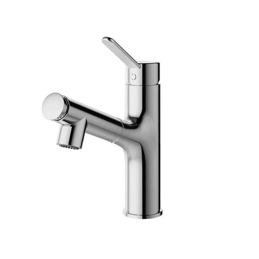 Vòi lavabo nóng lạnh TOTO TLS093B0V dây rút 6 Vòi lavabo nóng lạnh TOTO TLS093B0V dây rút