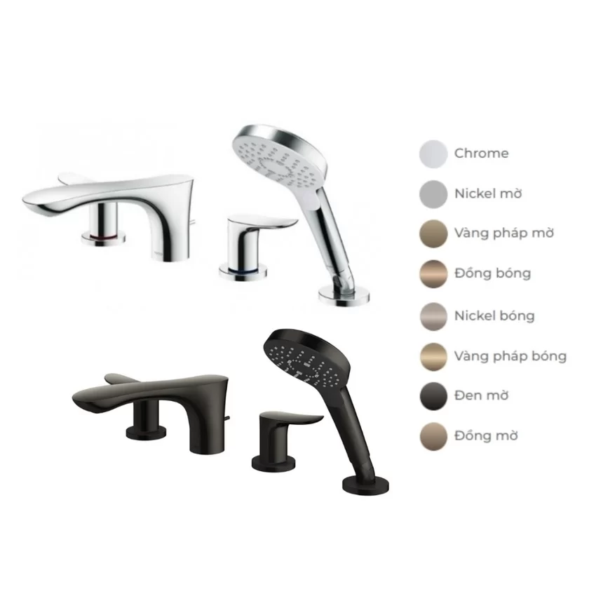 Vòi xả bồn tắm TOTO TBG01202BB nóng lạnh kèm tay sen Vòi xả bồn tắm TOTO TBG01202BB nóng lạnh kèm tay sen