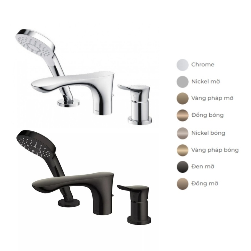 Vòi xả bồn tắm TOTO TBG01305BB nóng lạnh kèm tay sen 9 Vòi xả bồn tắm TOTO TBG01305BB nóng lạnh kèm tay sen