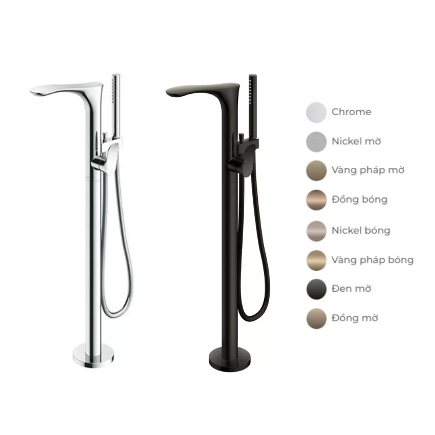 Vòi xả bồn tắm TOTO TBG01306BA đặt sàn nóng lạnh 8 Vòi xả bồn tắm TOTO TBG01306BA đặt sàn nóng lạnh