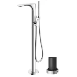 Vòi xả bồn tắm TOTO TBG01306BA TBN01105B đặt sàn nóng lạnh (kèm đế)