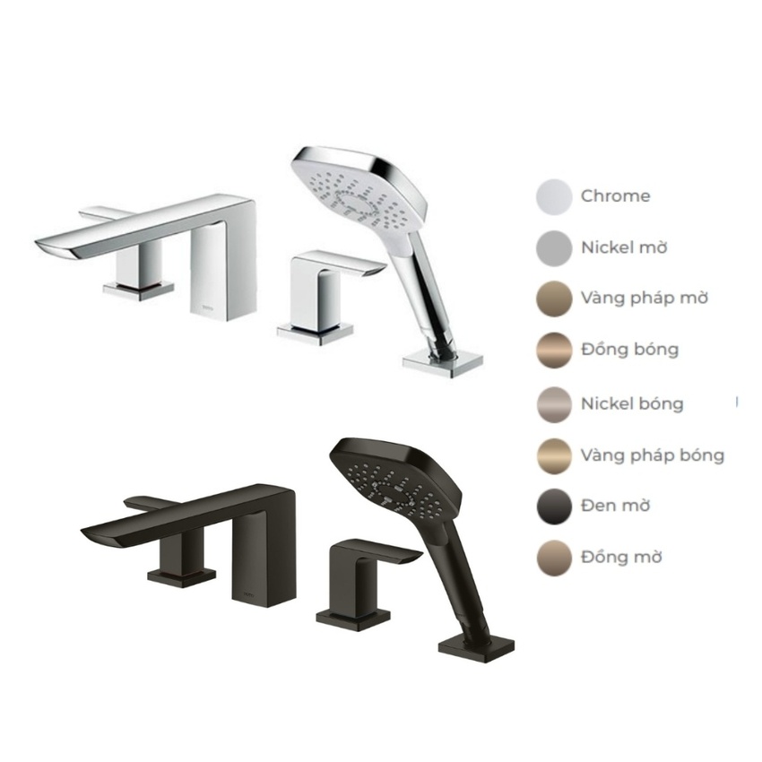 Vòi xả bồn tắm TOTO TBG02202A nóng lạnh kèm tay sen 11 Vòi xả bồn tắm TOTO TBG02202A nóng lạnh kèm tay sen