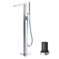 Vòi xả bồn tắm TOTO TBG02306BA TBN01105B đặt sàn nóng lạnh (kèm đế)