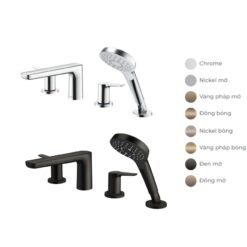 Vòi xả bồn tắm TOTO TBG03202BB nóng lạnh kèm tay sen