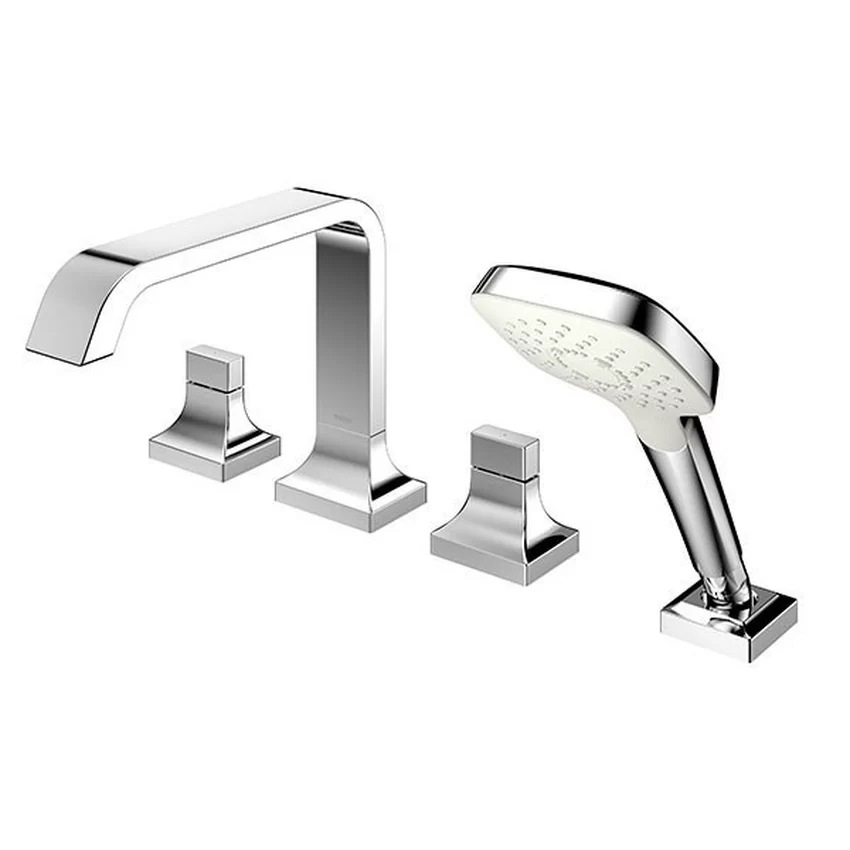 Vòi xả bồn tắm TOTO TBG08202A nóng lạnh kèm tay sen 13 Vòi xả bồn tắm TOTO TBG08202A với thiết kế hiện đại