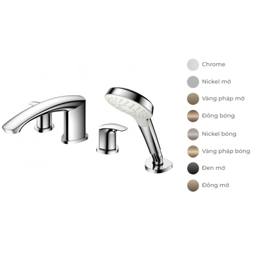 Vòi xả bồn TOTO TBG09202A Vòi xả bồn tắm TOTO TBG09202A nóng lạnh kèm tay sen