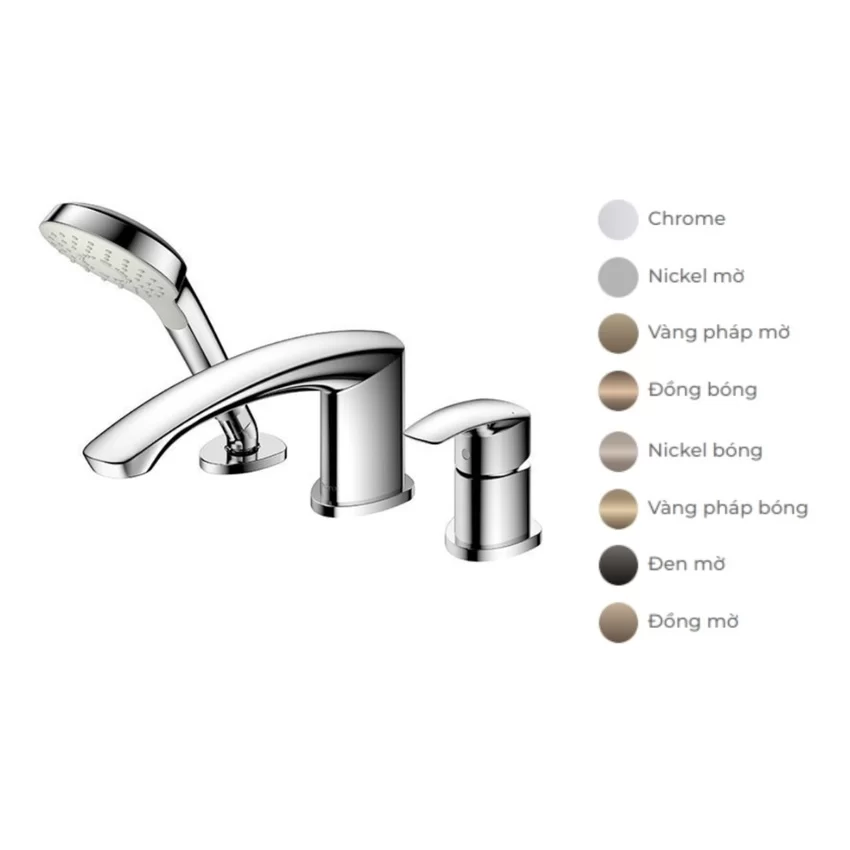 Vòi xả bồn tắm TOTO TBG09305AA nóng lạnh kèm tay sen 6 Vòi xả bồn tắm TOTO TBG09305AA nóng lạnh kèm tay sen