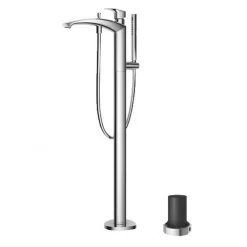 Vòi xả bồn tắm TOTO TBG09306AA TBN01105B đặt sàn nóng lạnh (kèm đế)