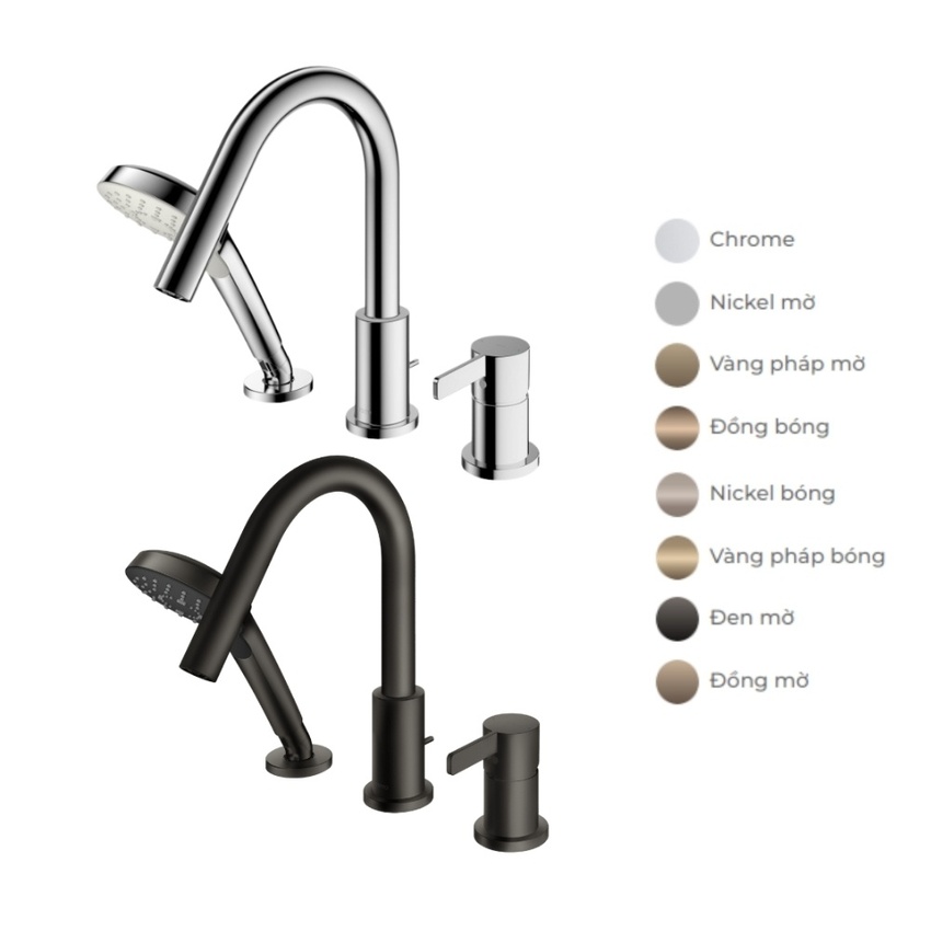 Vòi xả bồn tắm TOTO TBG11305AA nóng lạnh kèm tay sen 9 Vòi xả bồn tắm TOTO TBG11305AA nóng lạnh kèm tay sen