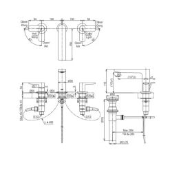 Vòi xả bồn tắm TOTO TBG13201A nóng lạnh