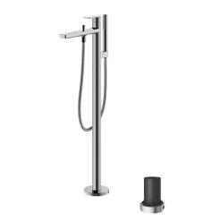 Vòi xả bồn tắm TOTO TBG13306A TBN01105B đặt sàn nóng lạnh (kèm đế)