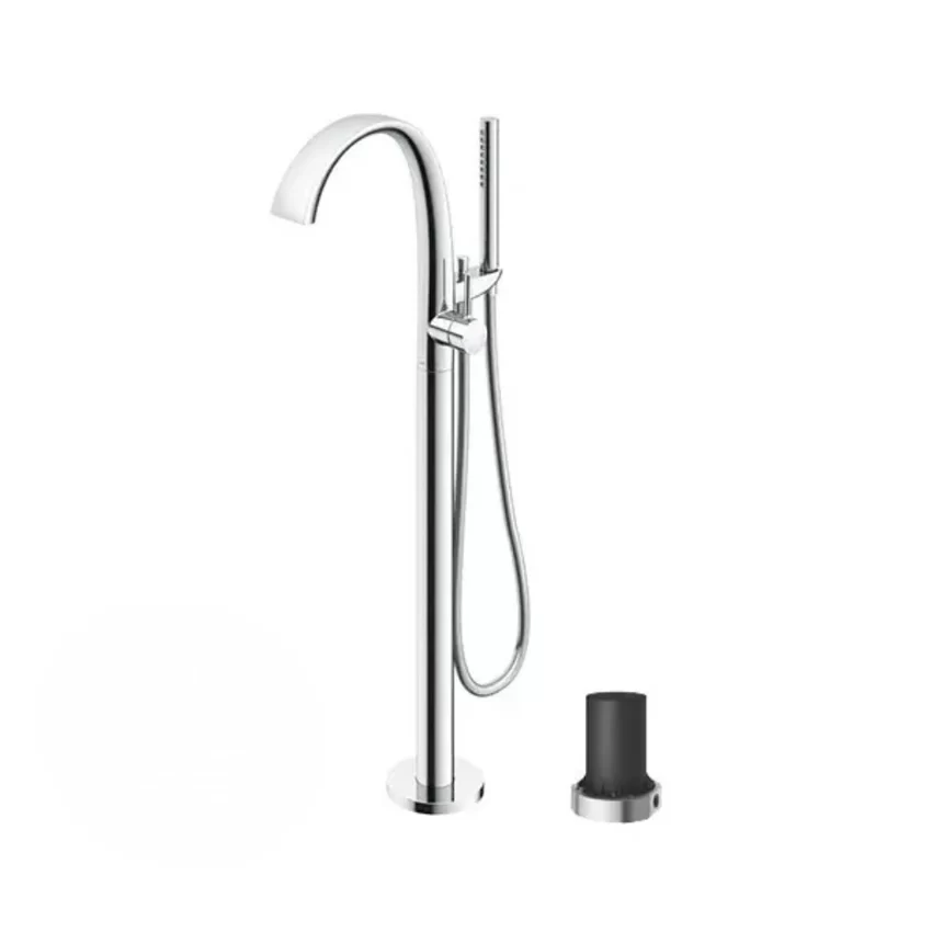 Vòi xả bồn tắm TOTO TBP01301AA TBN01105B đặt sàn nóng lạnh (kèm đế) 19 Vòi xả bồn tắm TOTO TBP01301AA/TBN01105B sản phẩm 4