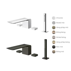 Vòi xả bồn tắm TOTO TBP02202AA nóng lạnh kèm tay sen 22 Vòi xả bồn tắm TOTO TBP02202AA nóng lạnh kèm tay sen