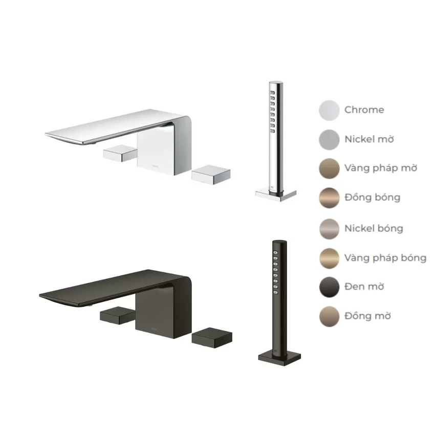 Vòi xả bồn tắm TOTO TBP02202AA nóng lạnh kèm tay sen 12 Vòi xả bồn tắm TOTO TBP02202AA nóng lạnh kèm tay sen