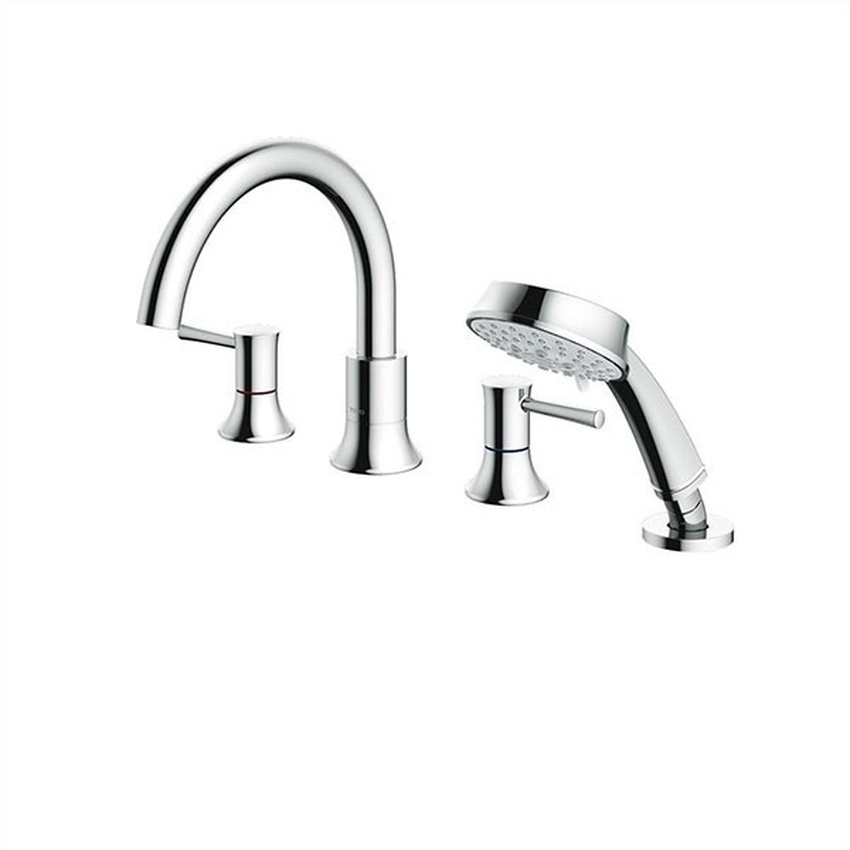 Vòi xả bồn tắm TOTO TBS02202BA nóng lạnh kèm tay sen 18 Vòi xả bồn tắm TBS02202BA hình 1