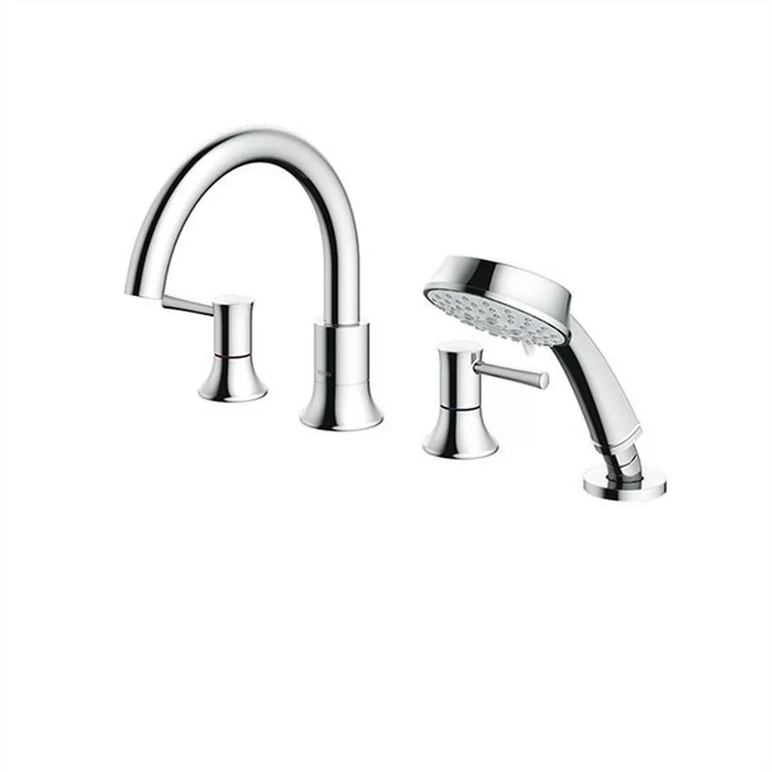 Vòi xả bồn tắm TOTO TBS02202BA nóng lạnh kèm tay sen 18 Vòi xả bồn tắm TBS02202BA hình 1
