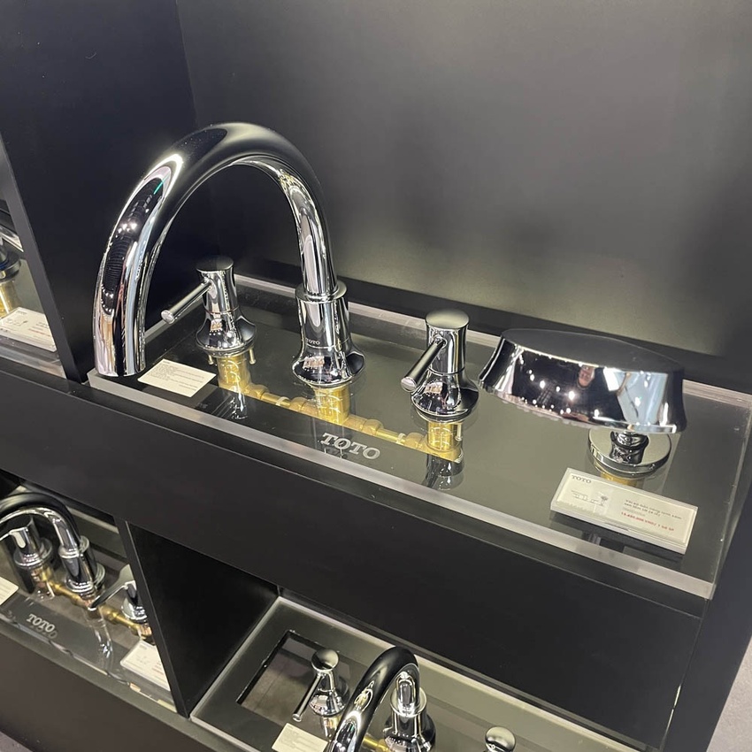 Vòi xả bồn tắm TOTO TBS02202BA nóng lạnh kèm tay sen 8 Vòi xả bồn tắm TOTO TBS02202BA nóng lạnh kèm tay sen