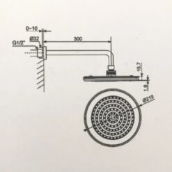 Bát sen âm tường American Standard WF-9055 (WF9055)