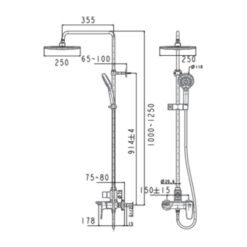 Bộ sen cây nóng lạnh American Standard WF-1772 (WF1772)