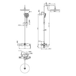 Bộ sen cây nóng lạnh Loven American Standard WF-1M72 (WF1M72)